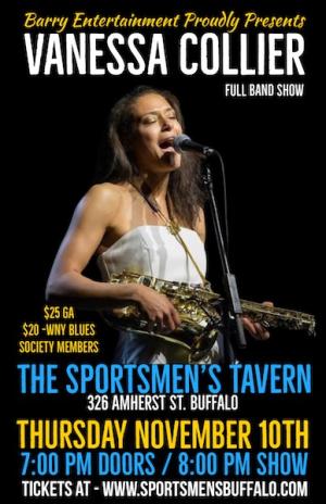 Vanessa Collier at Sportsmens Tavern Thursday, Nov. 10th