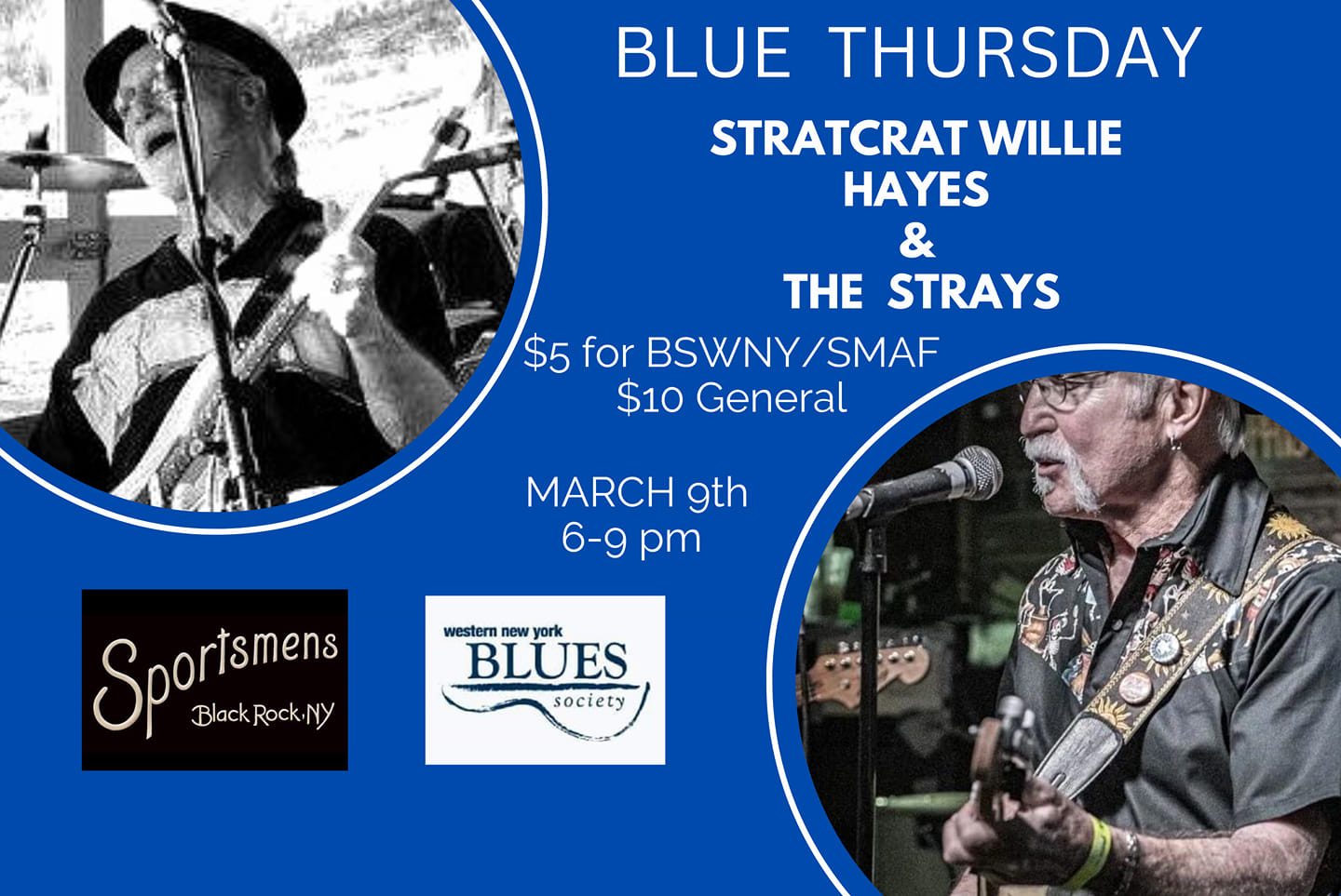 Stratcat Willie Hayes and the Strays Blue Thursday